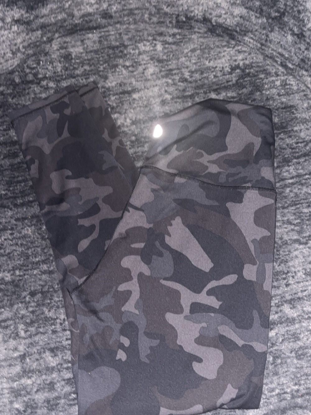 lululemon athletica Black & Gray Camo High-Rise Leggings